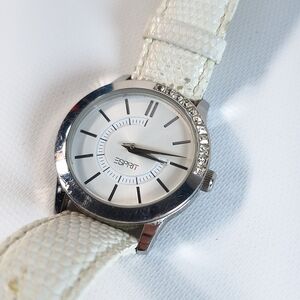 ESPRIT Ladies Vintage Mechanical Watch 102952 Crystal Bezel INOX Strap